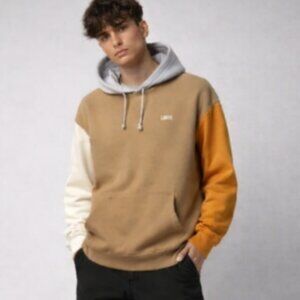 Levi’s Colorblock Hoodie XL 53” Chest Oversized Streetwear Earth Tone